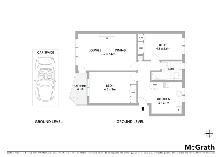 Floorplan of Homely apartment listing, 4/8 Westbury Street, St Kilda East VIC 3183