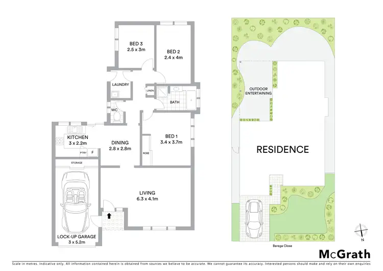 Floorplan of Homely house listing, 53 Barega Close, Buff Point NSW 2262
