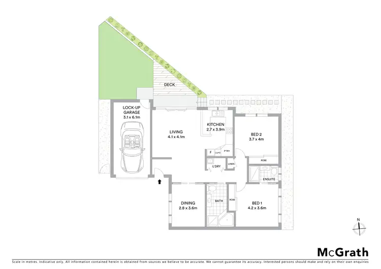 Floorplan of Homely villa listing, 6/282 Main Road, Toukley NSW 2263