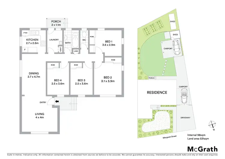 Floorplan of Homely house listing, 8 Margaret Street, Queanbeyan NSW 2620
