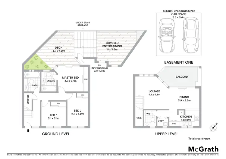 Floorplan of Homely townhouse listing, 4/61 Arden Street, Clovelly NSW 2031