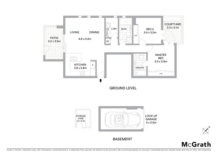Floorplan of Homely apartment listing, 5/107 Gerrale Street, Cronulla NSW 2230