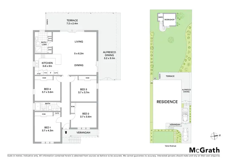 Floorplan of Homely house listing, 8 Vera Avenue, Earlwood NSW 2206