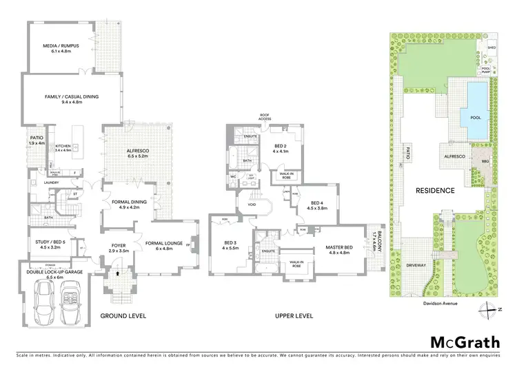 Floorplan of Homely house listing, 6 Davidson Avenue, Warrawee NSW 2074
