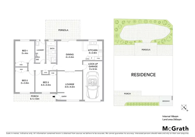 Floorplan of Homely townhouse listing, 6/60 Marr Street, Pearce ACT 2607