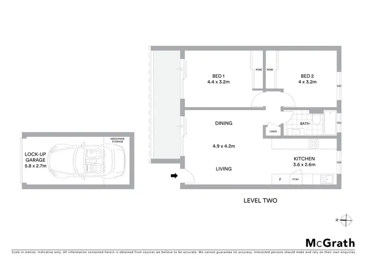 Floorplan of Homely apartment listing, 10/85 Albion Street, Randwick NSW 2031