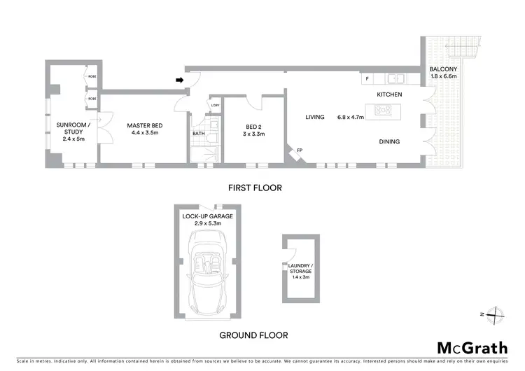 Floorplan of Homely apartment listing, 3/65 Mandolong Road, Mosman NSW 2088