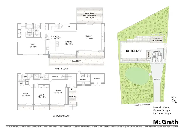 Floorplan of Homely house listing, 20 Beachview Esplanade, Macmasters Beach NSW 2251