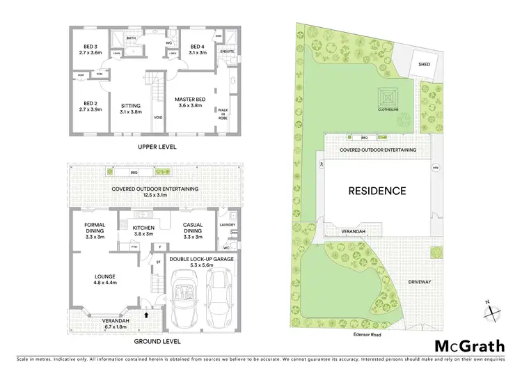 Floorplan of Homely house listing, 263 Edensor Road, Edensor Park NSW 2176