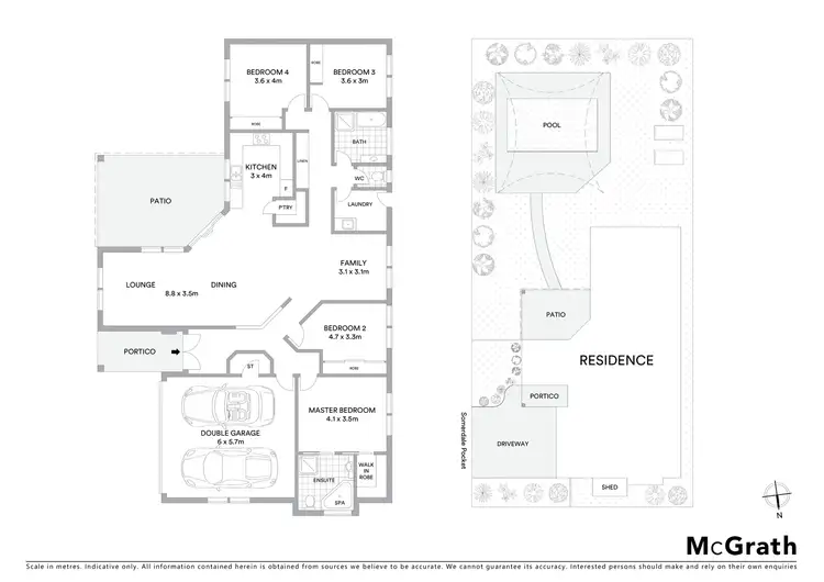 Floorplan of Homely house listing, 8 Somerdale Pocket, Idalia QLD 4811
