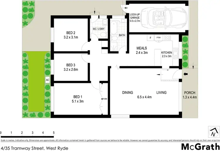 Floorplan of Homely villa listing, 4/35 Tramway Street, West Ryde NSW 2114