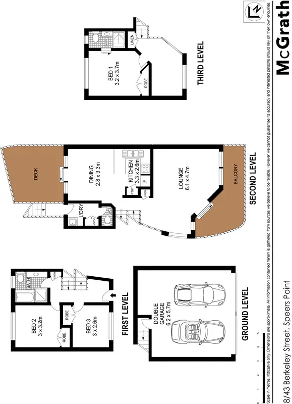 Floorplan of Homely townhouse listing, 8/43 BERKELEY Street, Speers Point NSW 2284