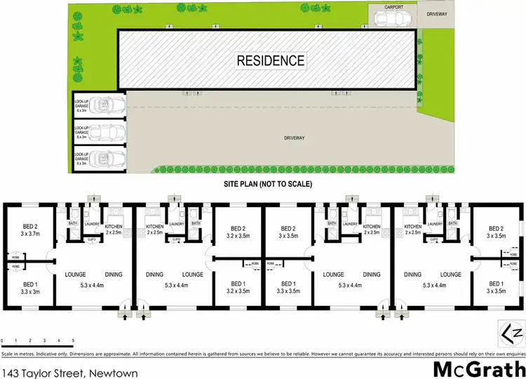Floorplan of Homely block of units listing, 143 Taylor Street, Newtown QLD 4350