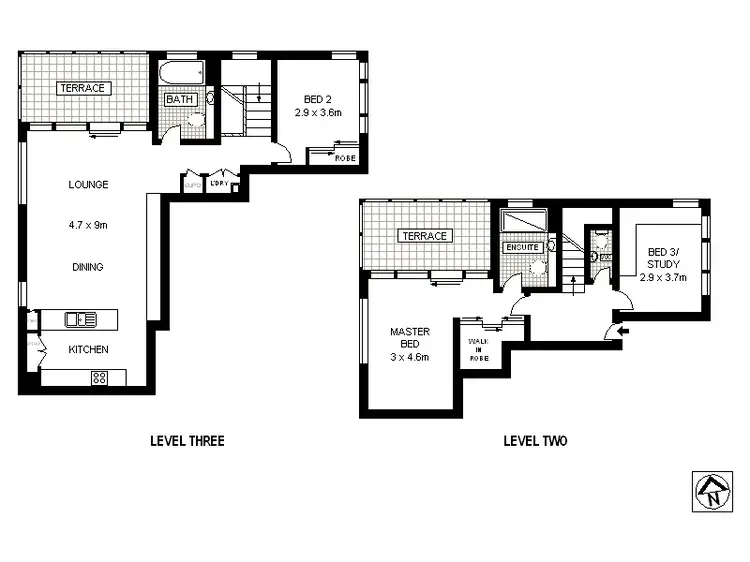 Floorplan of Homely apartment listing, 239/221 Sydney Park Road, Erskineville NSW 2043