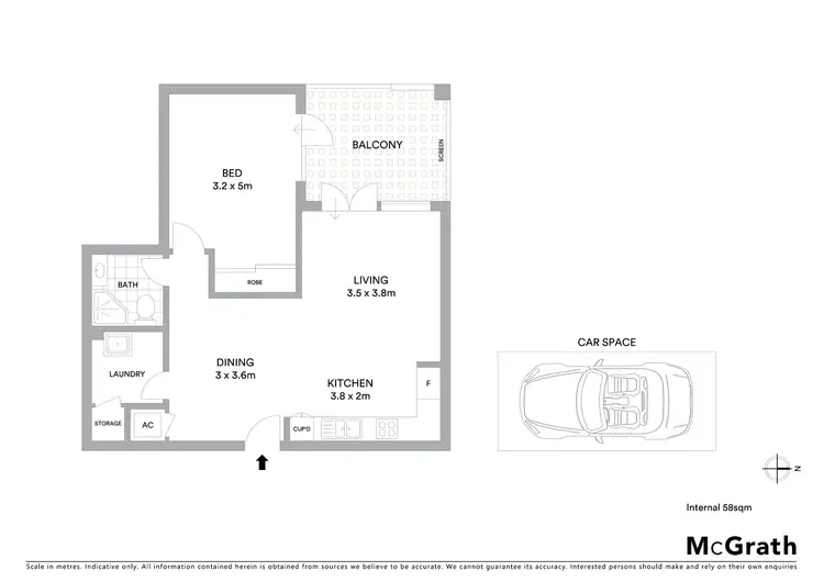 Floorplan of Homely apartment listing, 35/25 Angas Street, Meadowbank NSW 2114