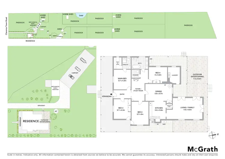 Floorplan of Homely rural property listing, 299 Clarence Town Road, Woodville NSW 2321
