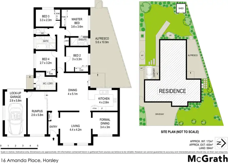 Floorplan of Homely house listing, 16 Amanda Place, Horsley NSW 2530