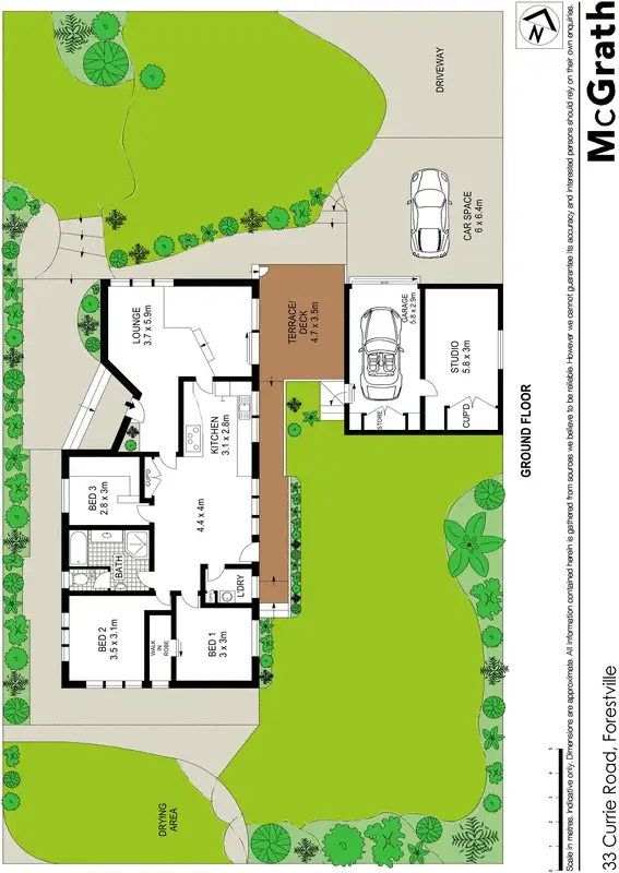 Floorplan of Homely house listing, 33 Currie Road, Forestville NSW 2087