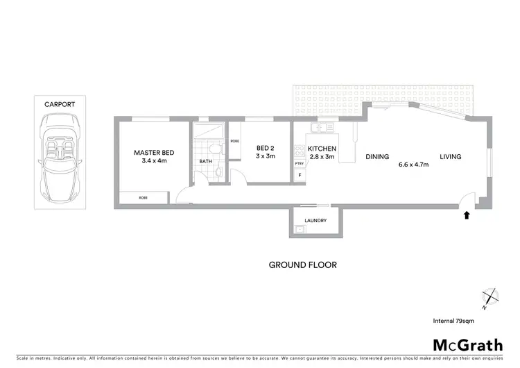 Floorplan of Homely unit listing, 2/163 Martyn Street, Manunda QLD 4870