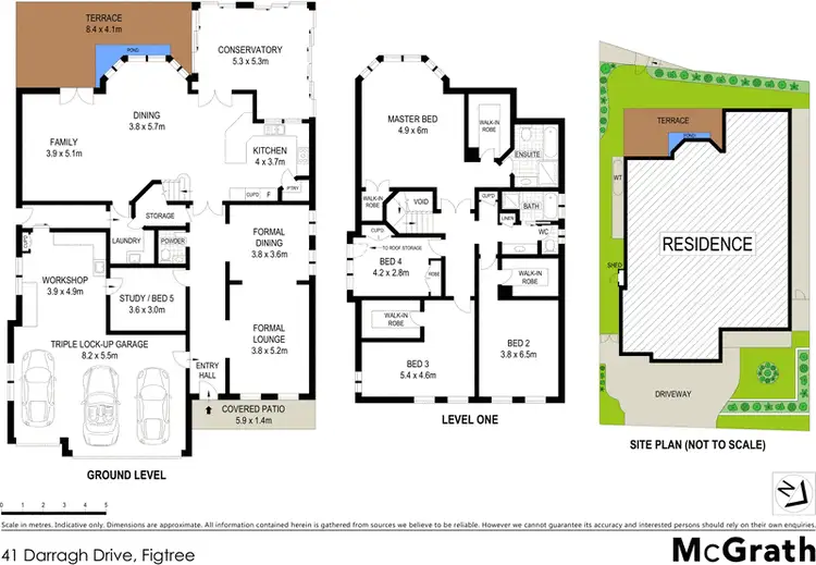 Floorplan of Homely house listing, 41 Darragh Drive, Figtree NSW 2525