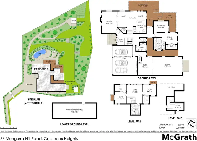 Floorplan of Homely house listing, 66 Mungurra Hill Road, Cordeaux Heights NSW 2526