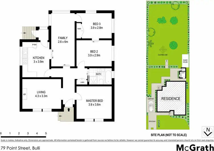 Floorplan of Homely house listing, 79 Point Street, Bulli NSW 2516