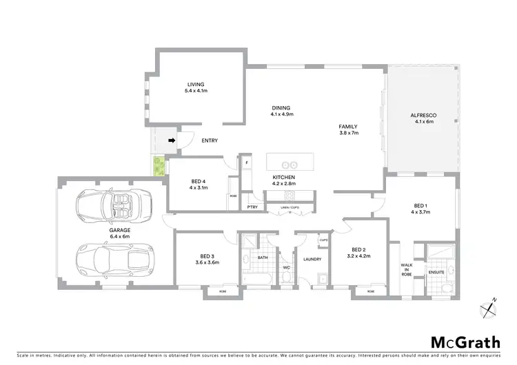 Floorplan of Homely house listing, 12 Cargelligo Court, North Boambee Valley NSW 2450
