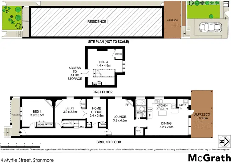 Floorplan of Homely house listing, 4 Myrtle Street, Stanmore NSW 2048