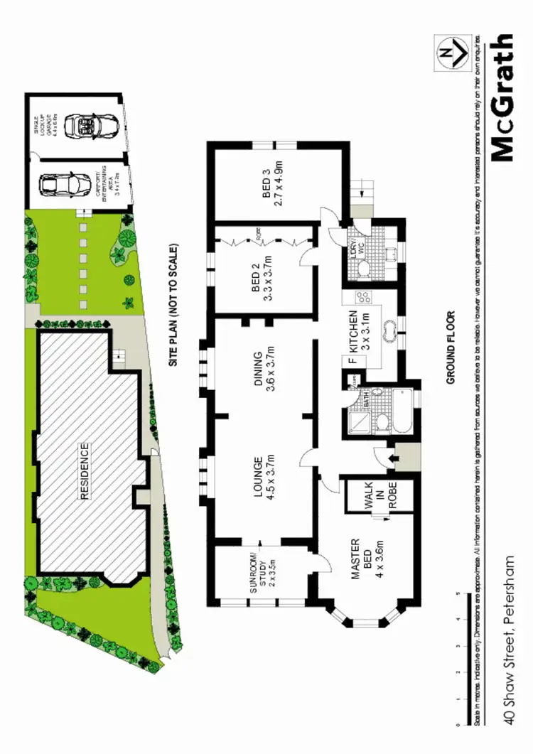 Floorplan of Homely house listing, 40 Shaw Street, Petersham NSW 2049