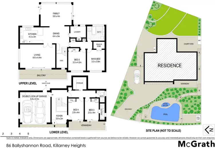 Floorplan of Homely house listing, 86 Ballyshannon Road, Killarney Heights NSW 2087