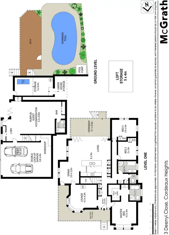 Floorplan of Homely house listing, 3 Deenyi Close, Cordeaux Heights NSW 2526