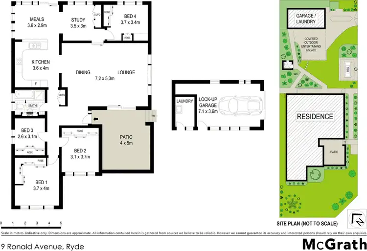 Floorplan of Homely house listing, 9 Ronald Avenue, Ryde NSW 2112