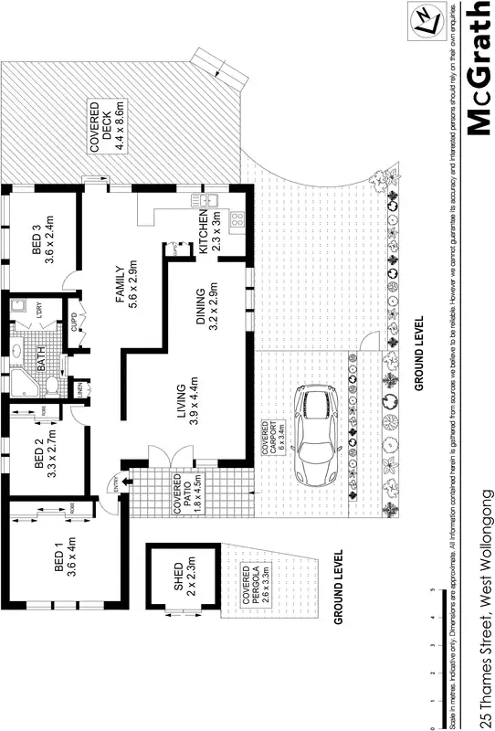 Floorplan of Homely house listing, 25 Thames Street, West Wollongong NSW 2500