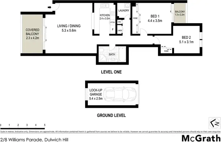 Floorplan of Homely apartment listing, 2/8 Williams Parade, Dulwich Hill NSW 2203