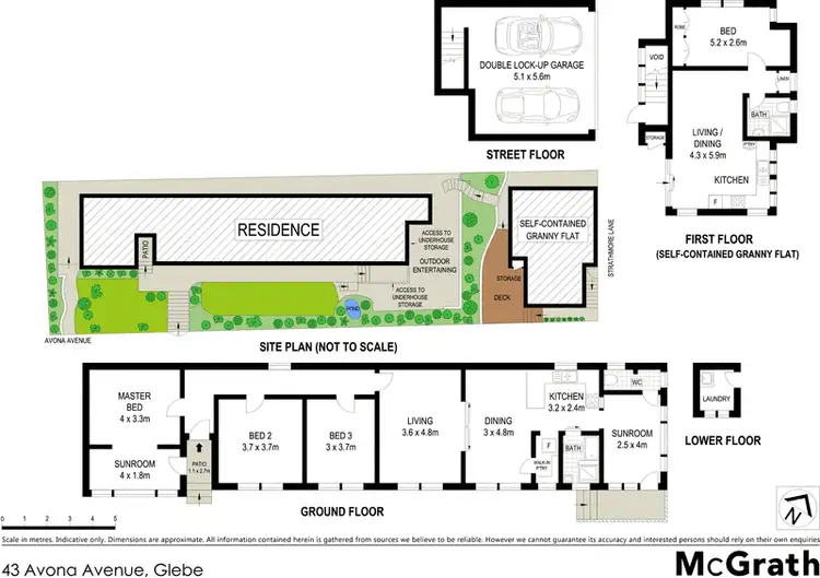 Floorplan of Homely house listing, 43 Avona Avenue, Glebe NSW 2037