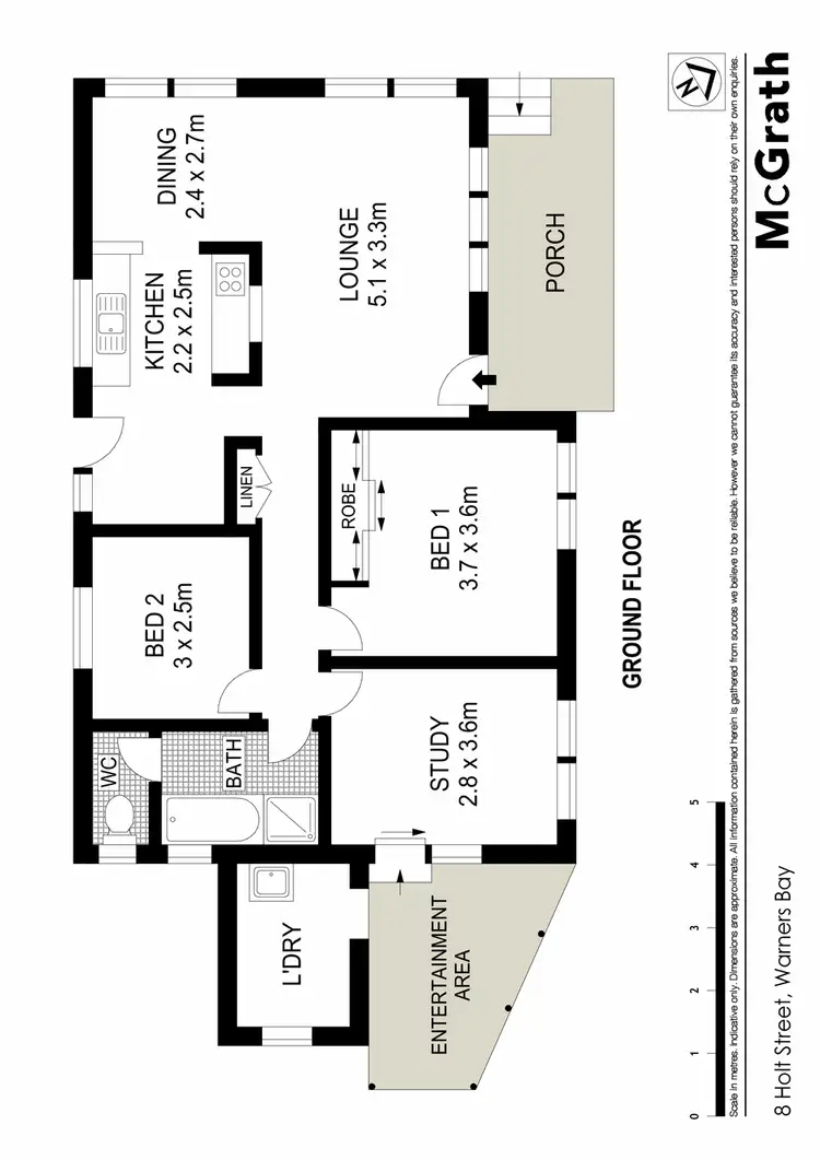 Floorplan of Homely house listing, 8 Holt Street, Warners Bay NSW 2282