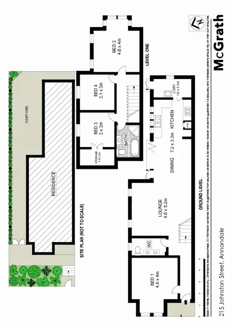 Floorplan of Homely house listing, 215 Johnston Street, Annandale NSW 2038