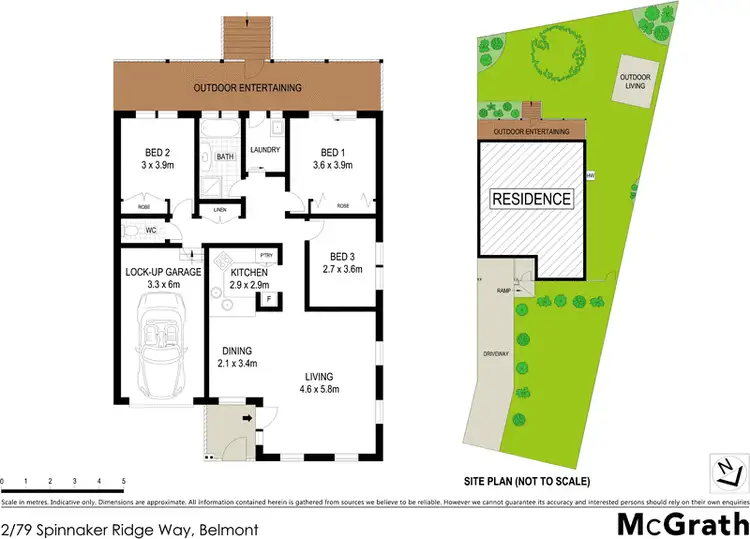Floorplan of Homely villa listing, 2/79 Spinnaker Ridge Way, Belmont NSW 2280