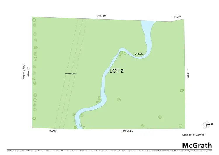 Floorplan of Homely land listing, 149 Dairy Creek Road, Gundaroo NSW 2620