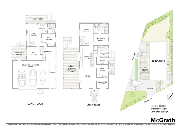 Floorplan of Homely house listing, 1 Arkana Drive, Noosa Heads QLD 4567