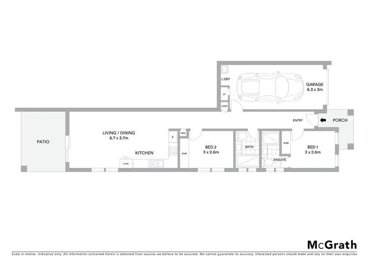 Floorplan of Homely unit listing, Address available on request
