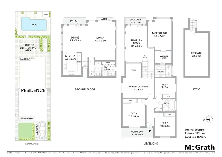 Floorplan of Homely house listing, 149 Eastern Avenue, Kingsford NSW 2032