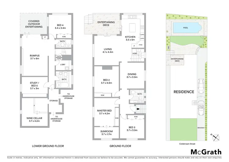 Floorplan of Homely house listing, 21 Coldstream Street, South Coogee NSW 2034