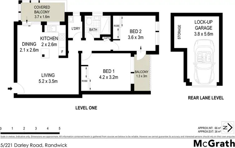 Floorplan of Homely apartment listing, 5/221 Darley Road, Randwick NSW 2031