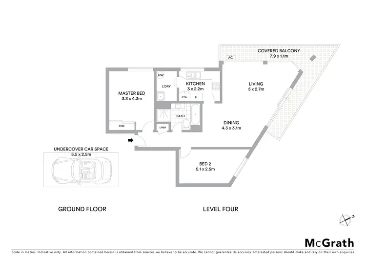 Floorplan of Homely apartment listing, 16/73 Evans Street, Freshwater NSW 2096
