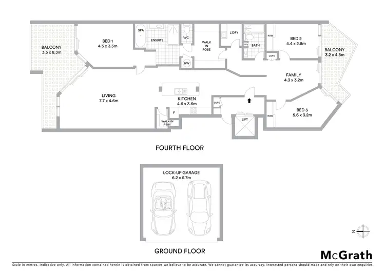 Floorplan of Homely apartment listing, 408/12-24 William Street, Port Macquarie NSW 2444