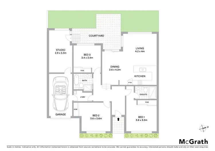 Floorplan of Homely villa listing, 25A Lovell Road, Denistone East NSW 2112