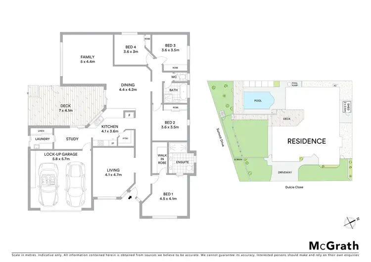 Floorplan of Homely house listing, 5 Dulcie Close, Springfield Lakes QLD 4300