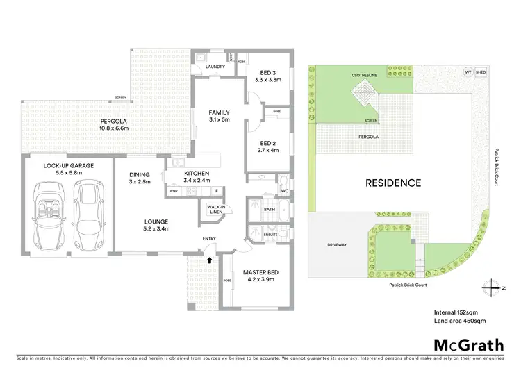 Floorplan of Homely house listing, 18 Patrick Brick Court, Queanbeyan NSW 2620