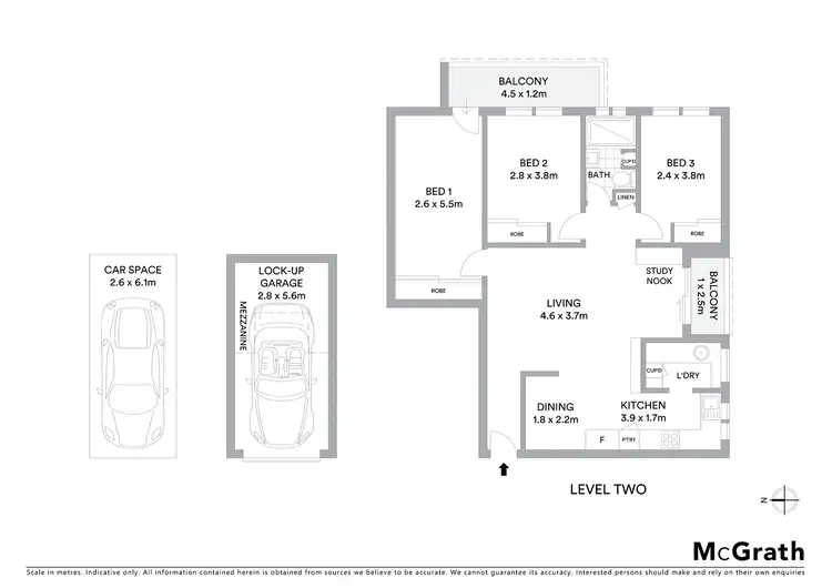 Floorplan of Homely apartment listing, 6/40 Rhodes Street, Hillsdale NSW 2036